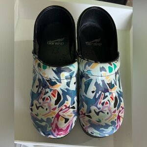 Dansko Kids/women’s Colorful Patterned Clogs